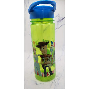 Disney Toy Story Buzz Woody And The Gang Water Bottle With Flip Up Straw Lid